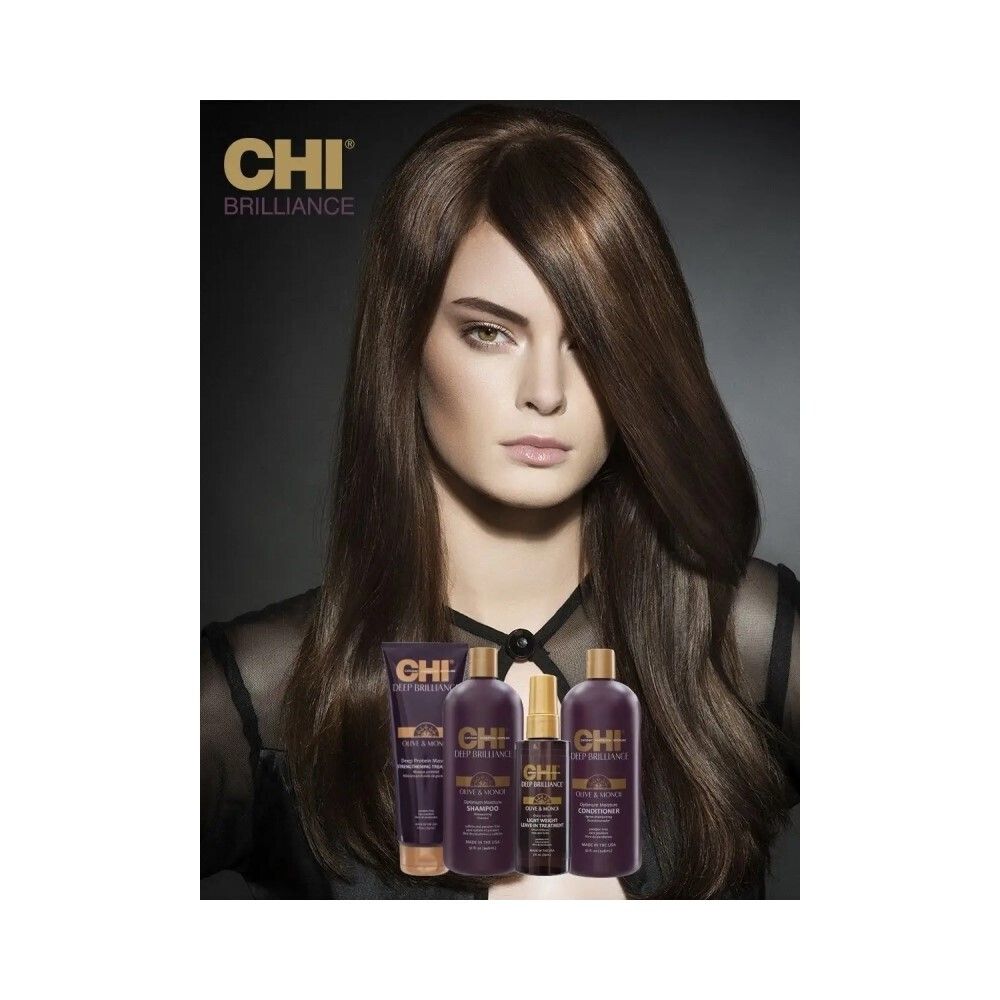 CHI Deep Brilliance Shine Serum Light Weight Leave-In Treatment Несмываемая сыворотка-сияние для волос, 177 мл