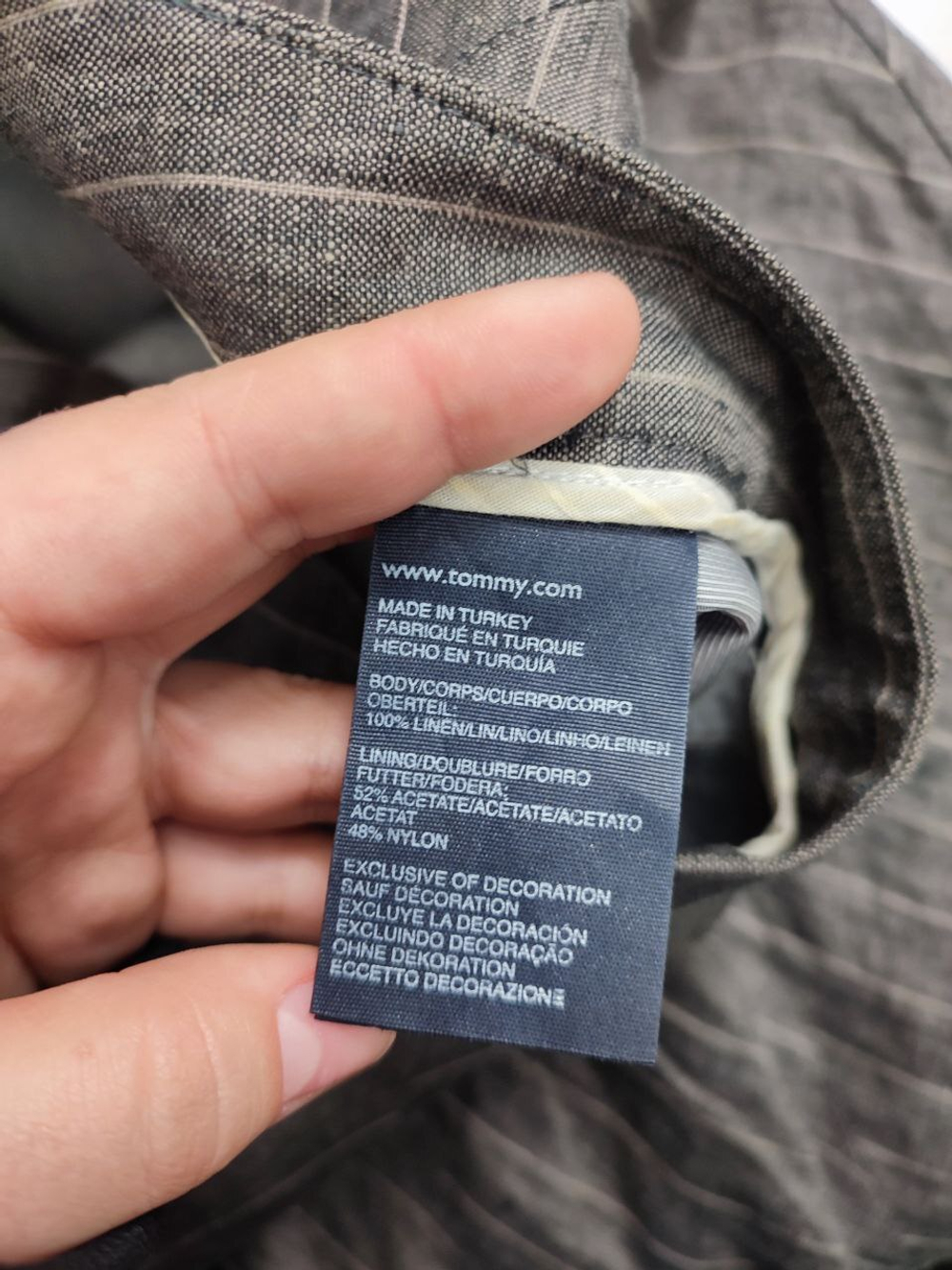 Юбка Tommy Hilfiger из льна 42 размер