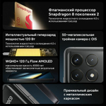 Смартфон Xiaomi Poco F6 Pro 12/512 ГБ Global, Dual nano SIM, белый