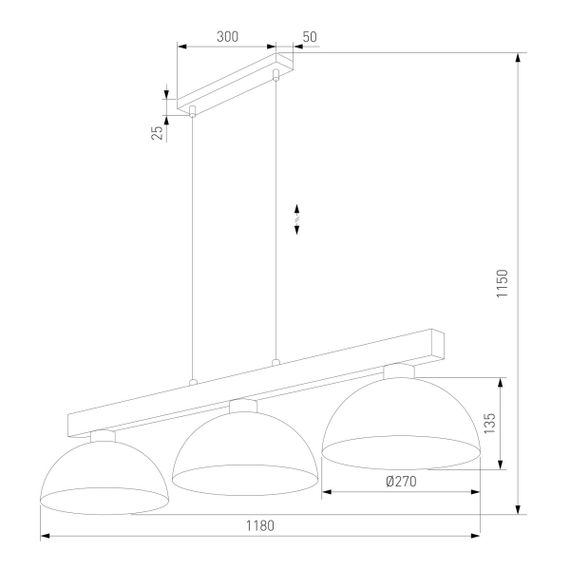 Подвесной светильник TK Lighting 6299 Oslo a068762