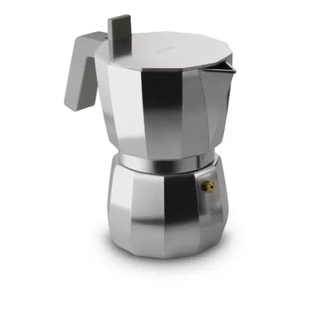 Alessi - Алюминиевая Турка кофеварка  Moka на 6 чашек. / артикул   DC06/6  / GTIN 8003299434992