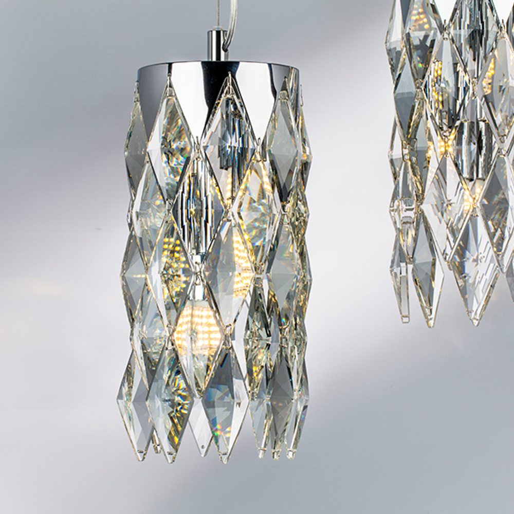 722034 Люстра LIMPIO 3х28W G9 ХРОМ/ПРОЗРАЧНЫЙ