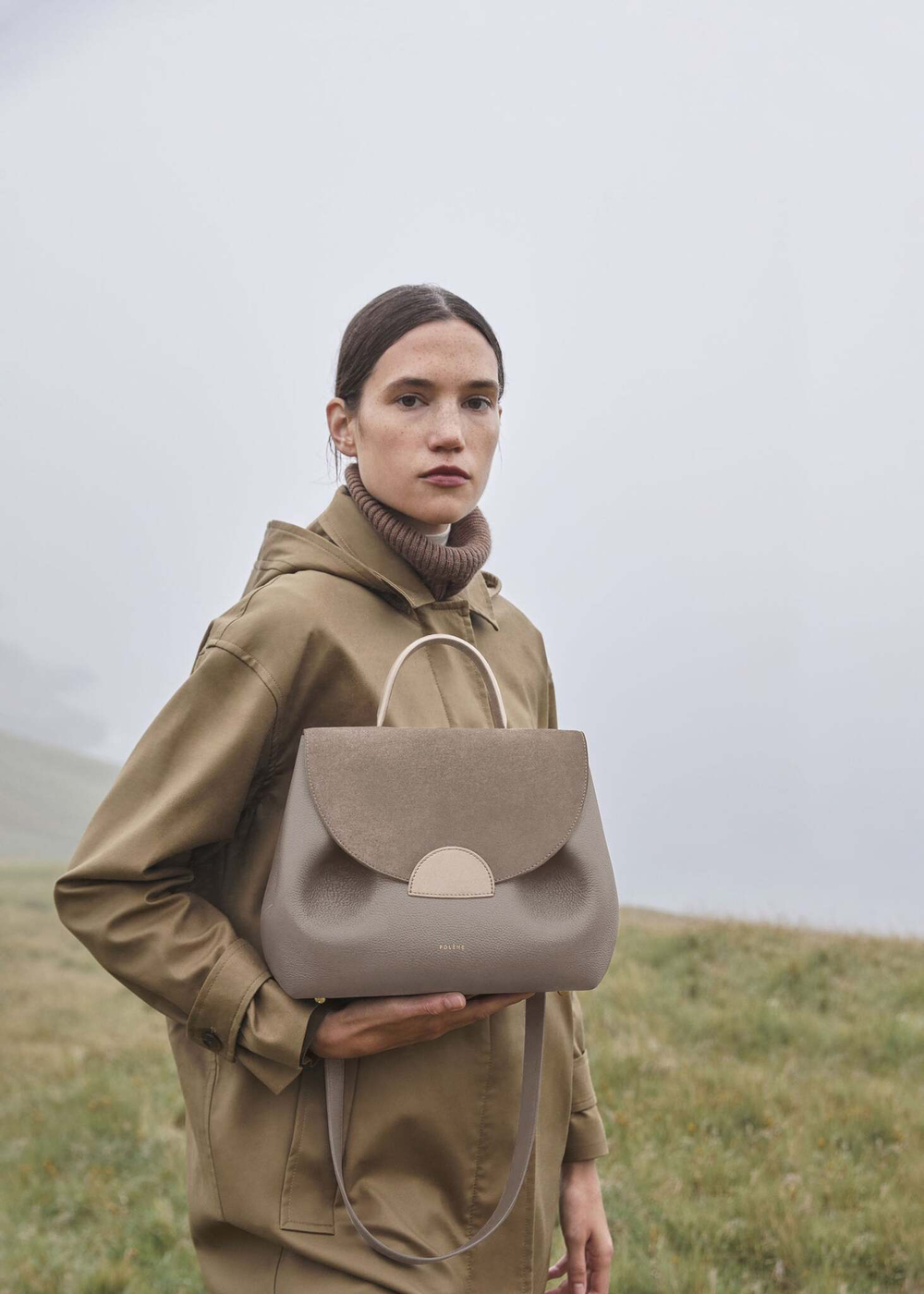 Сумка Polene Numéro Un EDITION TRIO GREY