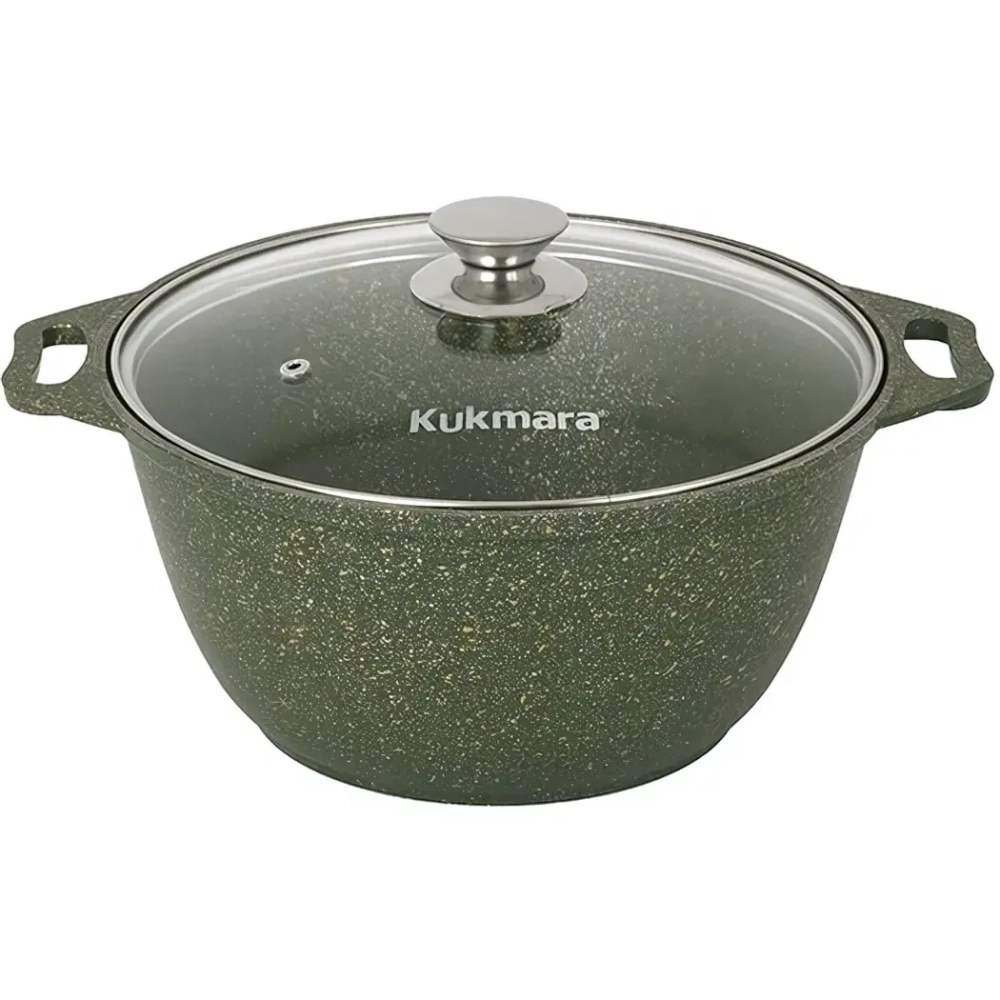 Кастрюля 3л «Trendy style» (malachite) со стеклянной крышкой к31tsml