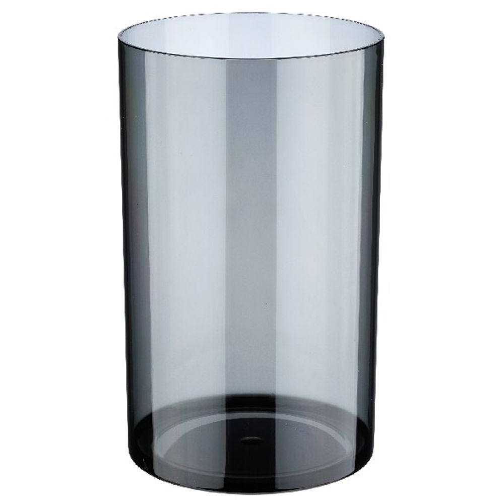 Вазон "Round shadow" (пластик) D15xH25см (Серый)