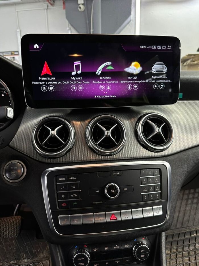 Магнитола для Mercedes-Benz A-класс, B-класс 2015-2018 NTG 5.0/5.1 - RDL-7715 монитор 12.3" на Android 13, Быстрая, CarPlay, 4G SIM-слот