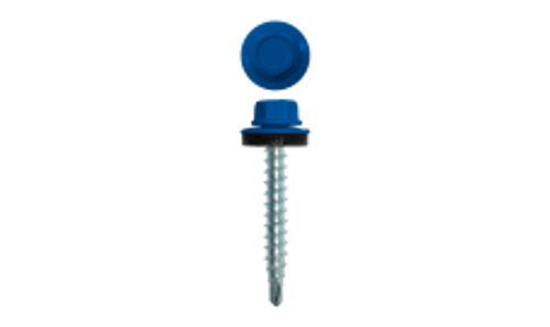 Саморез кровельный Daxmer 4,8х35 RAL 5005 (250) сверло №1