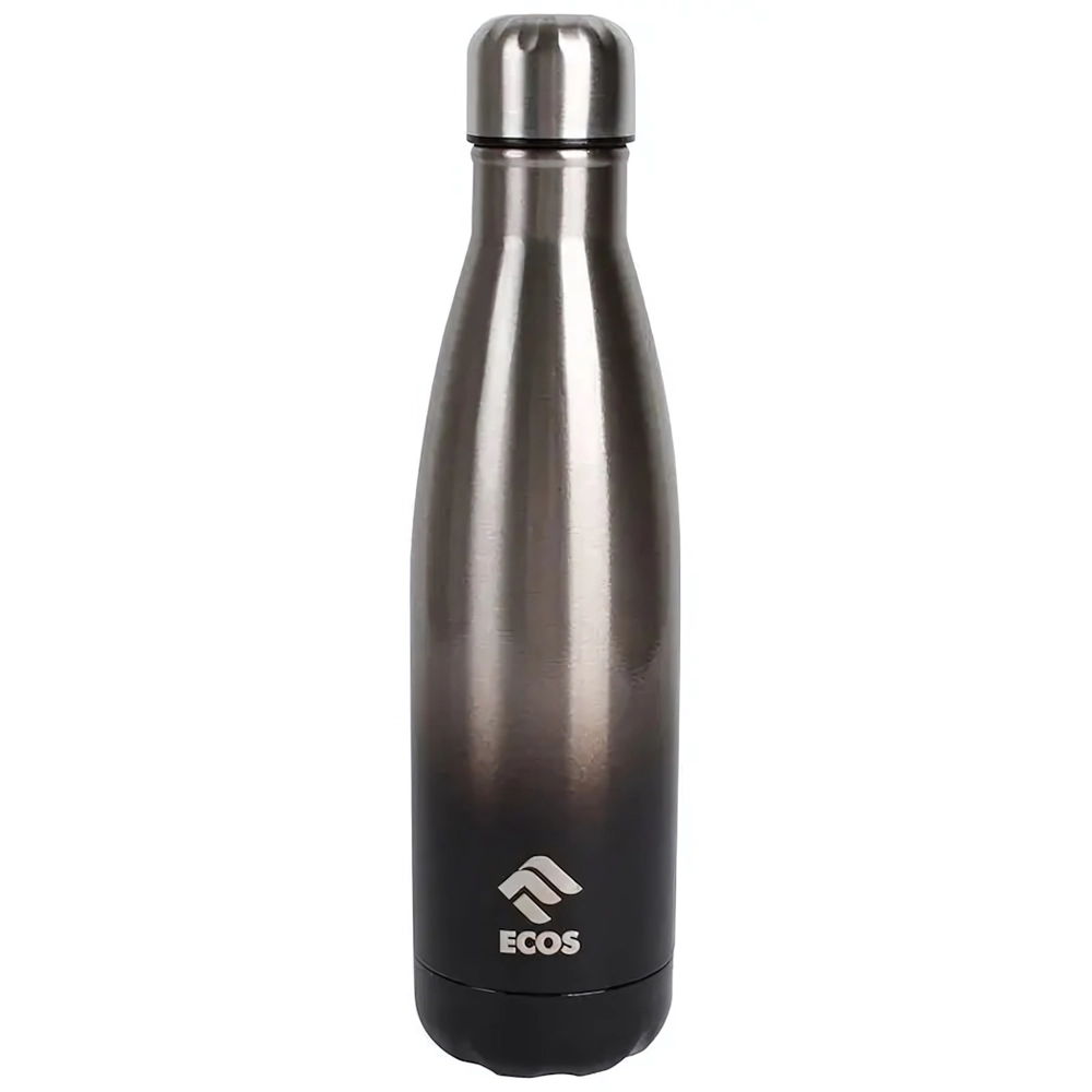 Термобутылка, объём: 500 мл, цвет: чёрный градиент