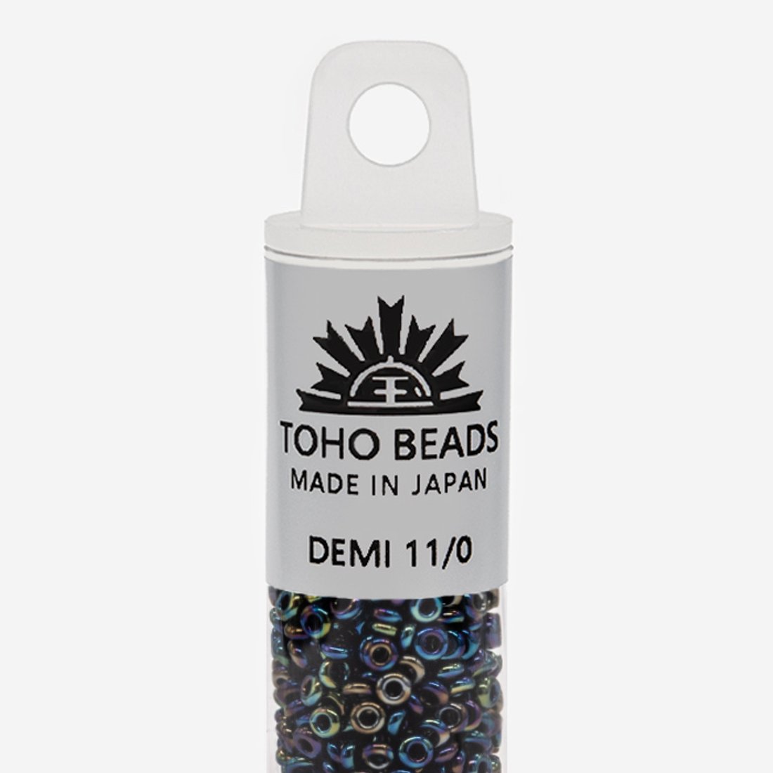 Японский бисер TOHO Demi 11/0 (№82), металлизированный, непрозрачный глянцевый