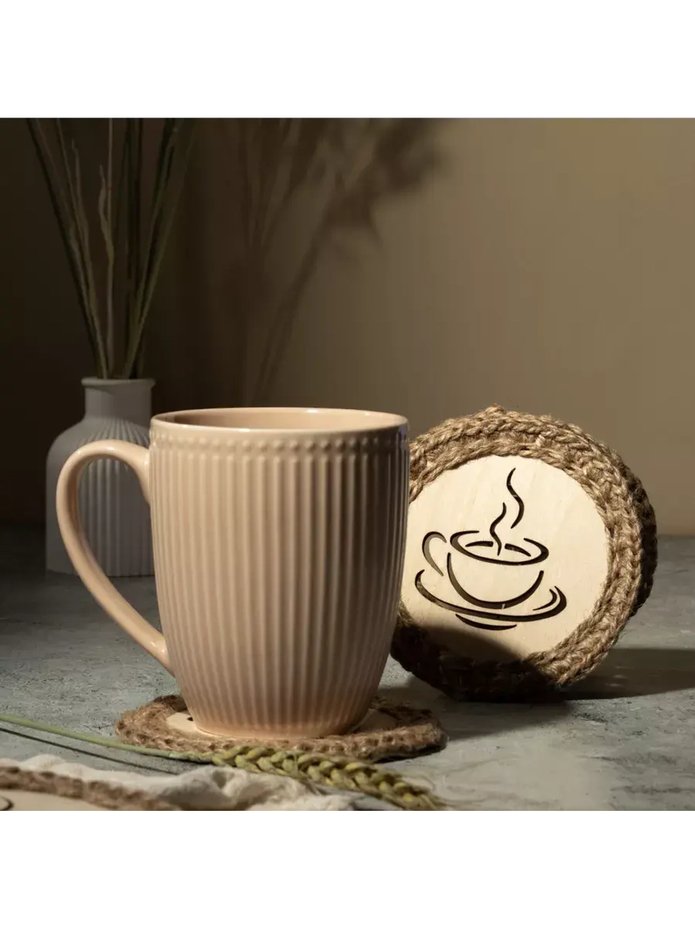 Подставка под горячее 4 шт+подарочная коробочка