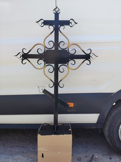 Крест металлический № 45