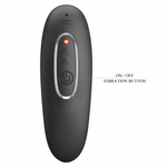 Черный массажер простаты с волновой стимуляцией Remington - 11 см. (Цвет: черный)