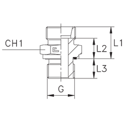 Штуцер FE DL08 BSP 1/8" (корпус)