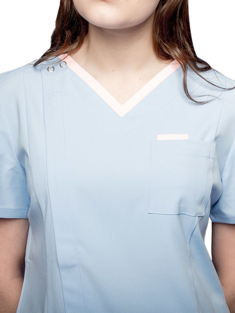 Туника медицинская женская Pulse 268 California, R132 светло-голубой, L