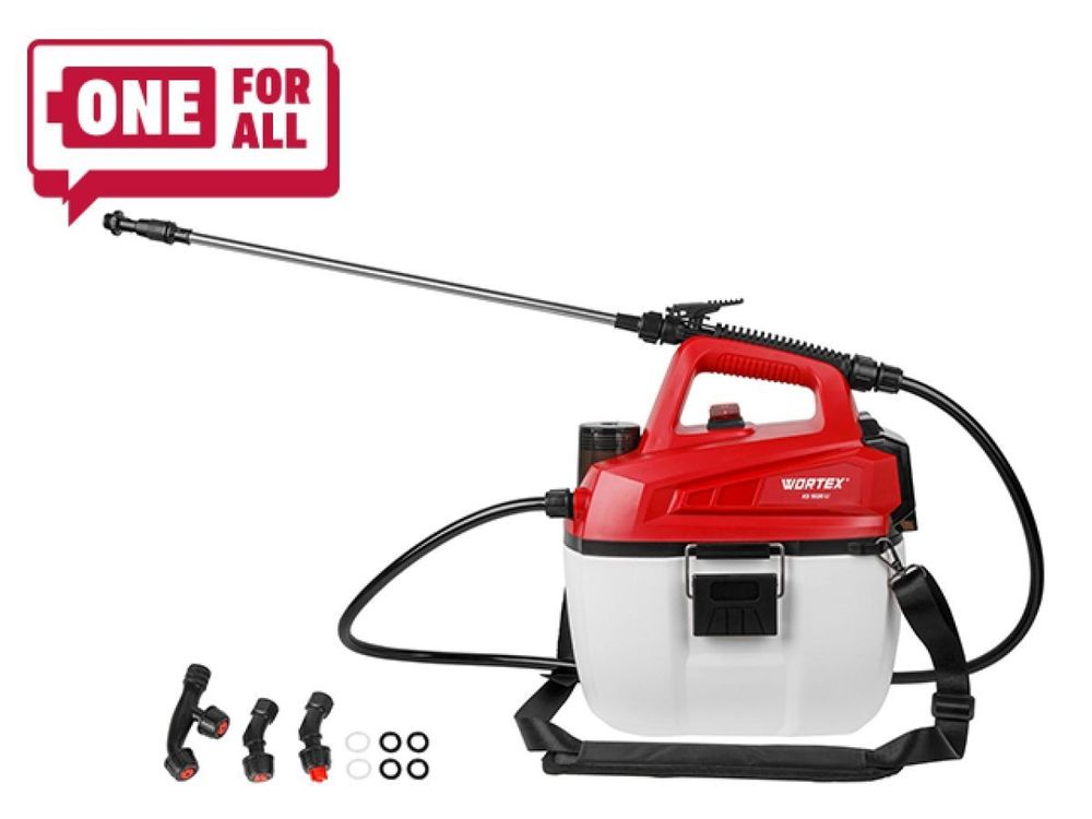 Аккуммуляторный опрыскиватель WORTEX KS 1020 Li ALL1 SOLO (БЕЗ АКБ и ЗУ)