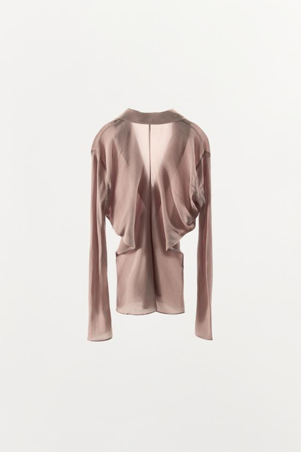ZARA РУБАШКА-ЛЕТУЧАЯ МЫШЬ ИЗ 100% ВИСКОЗЫ, ОТТЕНКИ ФИОЛЕТОВОГО