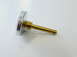 Термометр биметаллический с колбой (D63мм, L75мм, G1/2", 0-120град.)