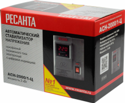 Стабилизатор напряжения однофазный 2 кВт РЕСАНТА АСН-2000/1-Ц