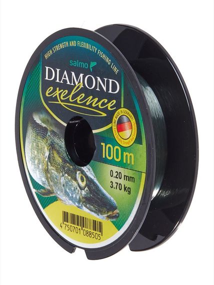 Леска монофильная Salmo Diamond EXELENCE 100 м, 0,20 мм