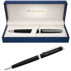 Шариковая ручка Waterman Hemisphere, цвет: MattBlack CT, стержень: Mblue