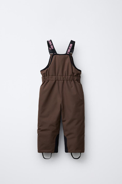 ZARA ВЕТРОЗАЩИТНЫЙ И ВОДОНЕПРОНИЦАЕМЫЙ КОМБИНЕЗОН RECCO® SYSTEM, ШОКОЛАДНЫЙ