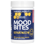 Natural Stacks, Mood Bites, цитрусовый и персик, 30 шт. Без сахара