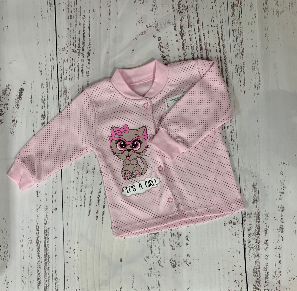 Кофта дл.рукав "Котята" (интер) (Карапуззики) (Размер: 80)