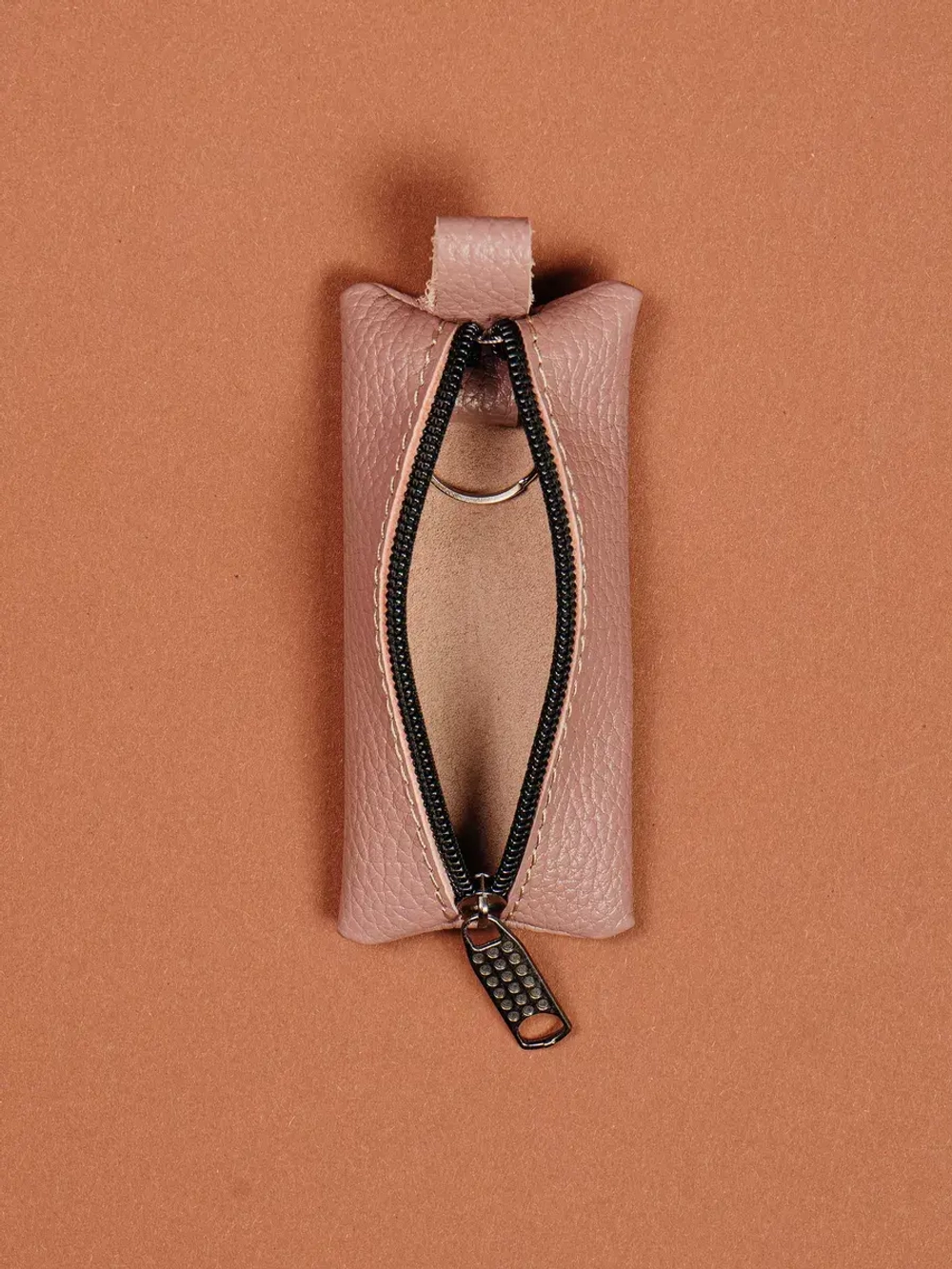 Ключница карманная кожаная