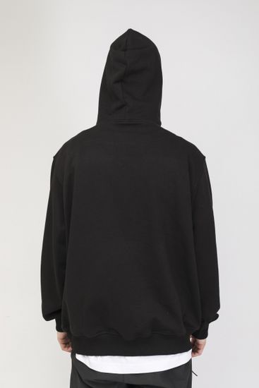 Толстовка CODERED Base Hoodie Wide Summer Черный/Принт Tear Outline Cyrilic