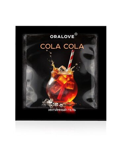 Саше съедобной оральной смазки OraLove с ароматом колы - 3 гр.