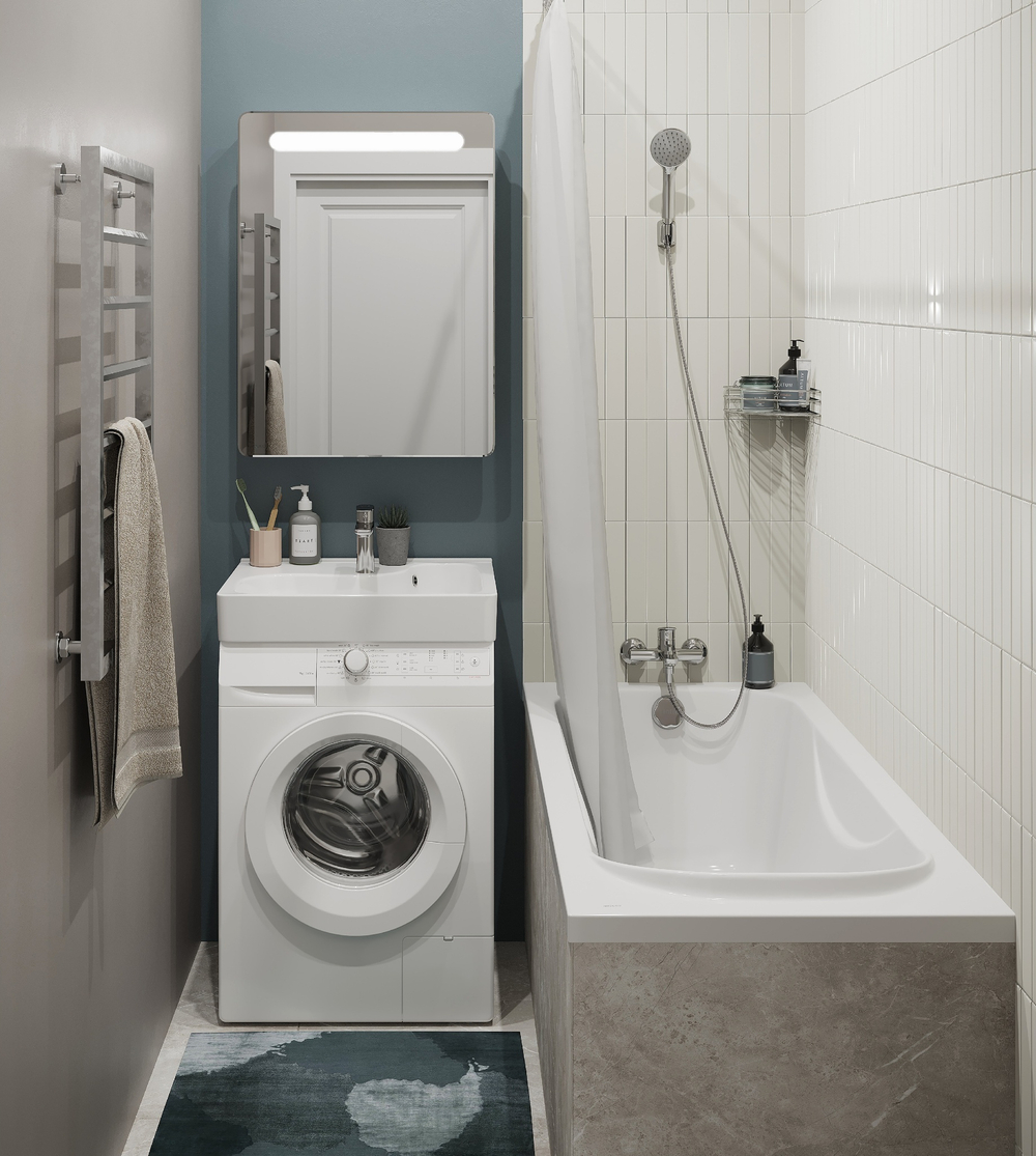 Раковина Santek Клио 60х51 с кронштейнами и сифоном 1WH501784