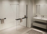 Душевая перегородка Vincea Walk-In VSW-1HR100CLGM 100x200 профиль вороненая сталь/стекло прозрачное