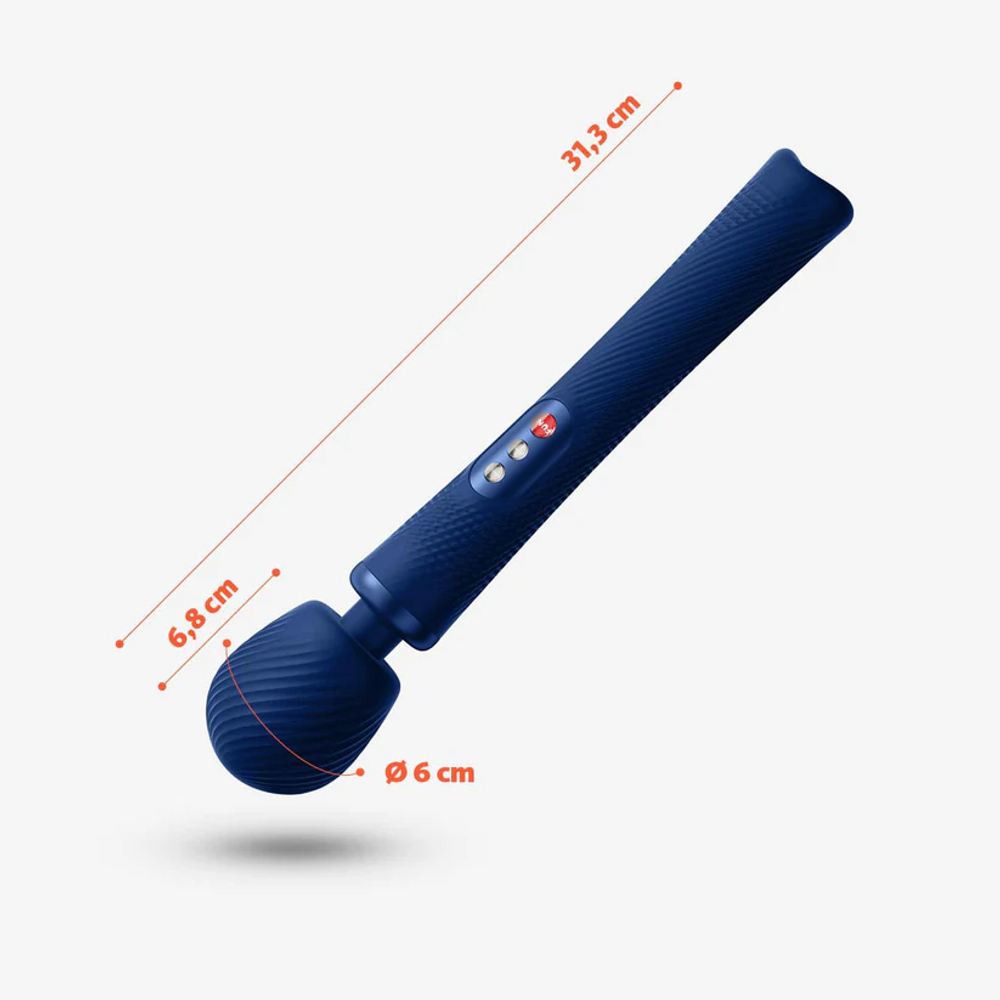 Мощнейший мибромассажер FF VIM VIBRATING WAND, синий.