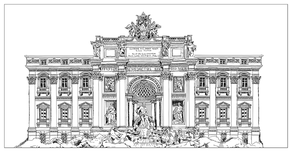 Холст Garda Decor Дворцовый ансамбль-2 54STR-PALACE2