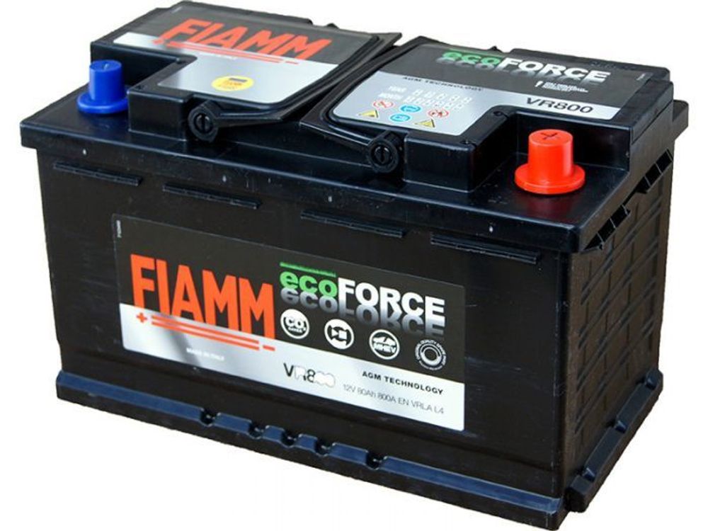 Fiamm Ecoforce AGM 6СТ- 80 R аккумулятор