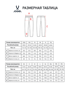 Брюки тренировочные без карманов Jögel PREMIER PerFormDRY Spartak Training Pants, черный