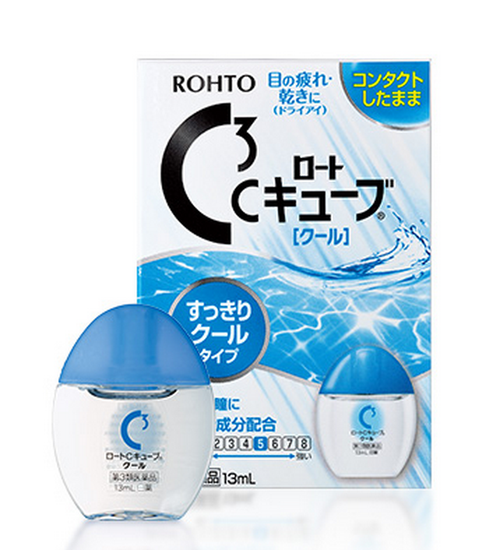 Глазные капли Rohto C3 для линз