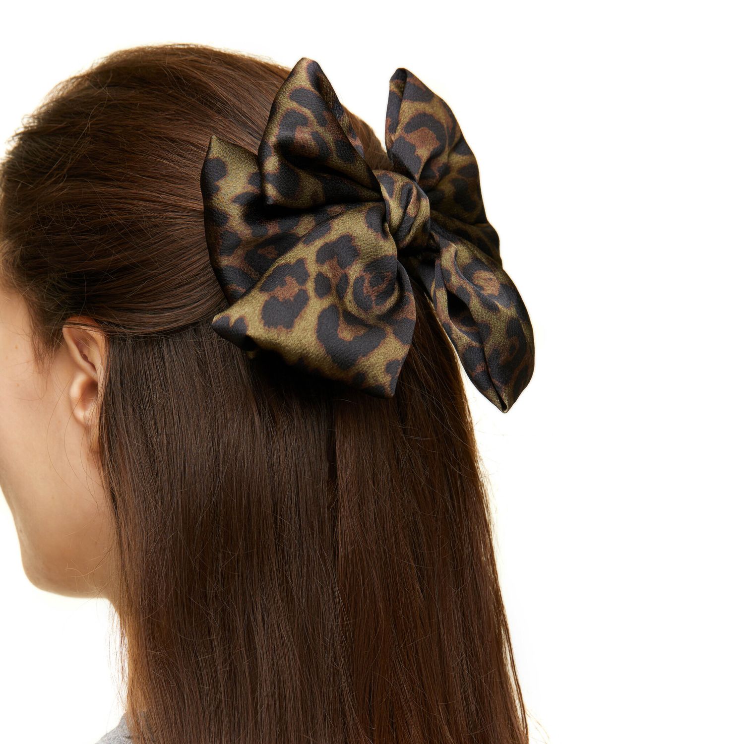 Заколка Big Bow Hair Clip – Dark Brindle