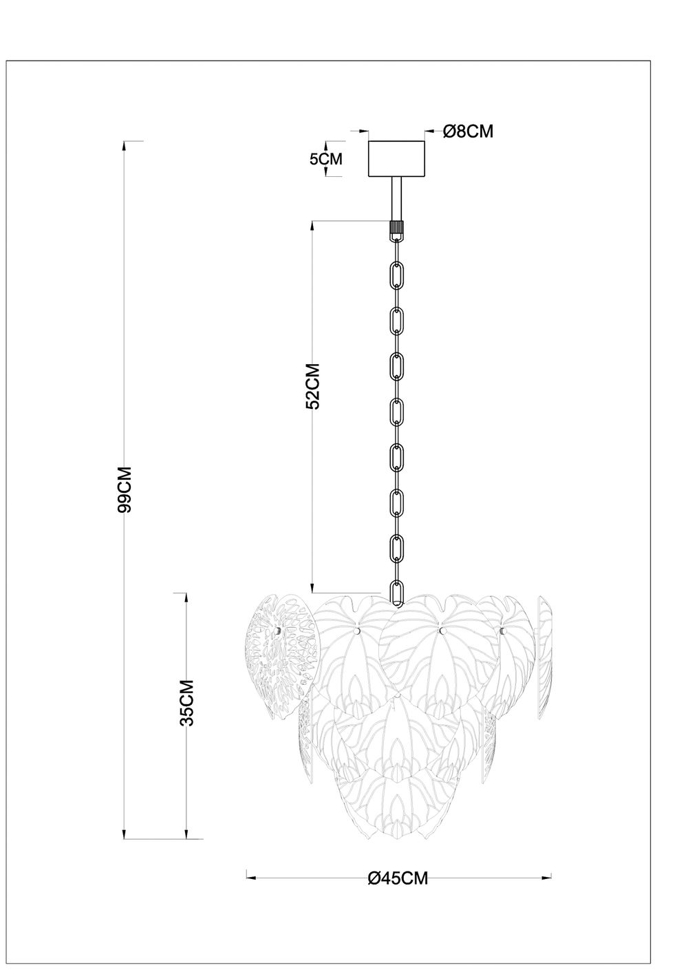 Подвесная люстра ARTE LAMP