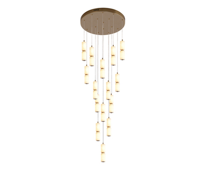07528-15A,36 Люстра каскадная Бейла латунь d50