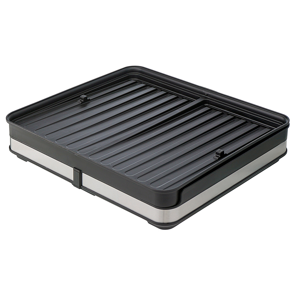 Сушилка для посуды atle раздвижная большая, черная