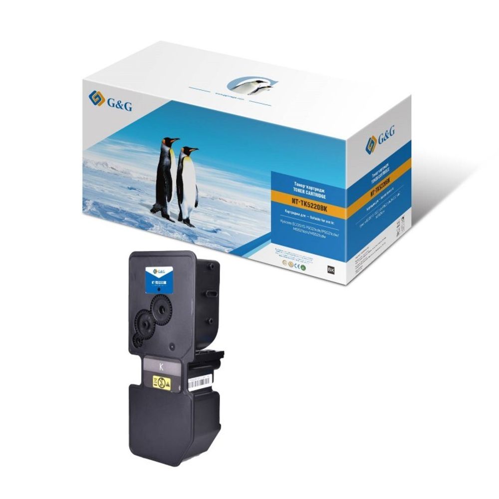 Тонер-картридж G&amp;G, аналог Kyocera TK-5220BK для P5021/M5521 черный (1,2k)