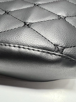 Чехол на штатный подлокотник Лада Веста (чёрная нить Бабочка)