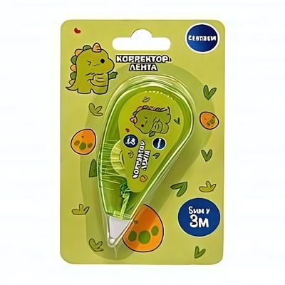 Корректор-лента 5мм.х3м. "Динозаврик" блист. (Центрум)