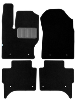 Коврики ворсовые для TANK 700 2024 - н.в. Внедорожник 5 дв. - 4 шт. коврики текстильные в салон KLEVER05.A71500.110KH