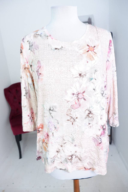 Блузка Basler цветочная, визуально 52/54 размер