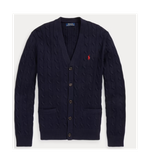 Кардиган из хлопка с косичной вязкой Polo Ralph Lauren