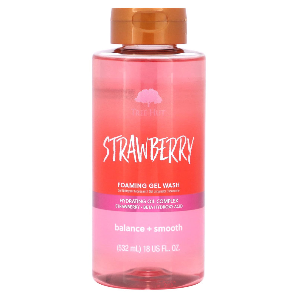 Tree Hut, Пенка для умывания, клубника, 532 мл (18 жидк. унц.)