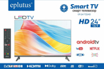 Телевизор 24" SmartTV AndroidTV DVBT2/S2/C Eplutus EP-241T2SHD