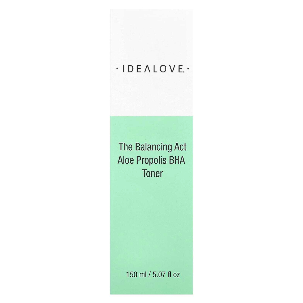 Idealove, The Balancing Act, тоник с бутилоксианизолом, алоэ и прополисом, 150 мл (5,07 жидк. унции)